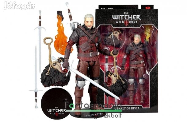 18cm Witcher Geralt Wolf Armor Mcfarlane Witcher III figura