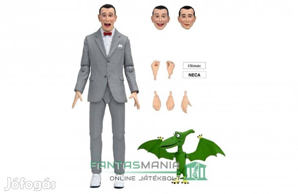 18cm új Ultimate Neca Pee-Wee Herman Paul Reubens vígjáték figura