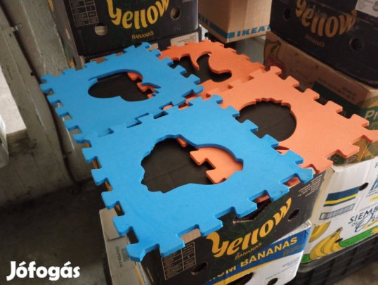 18db Színes habszivacs puzzle darabok, játszószőnyeg készítésére