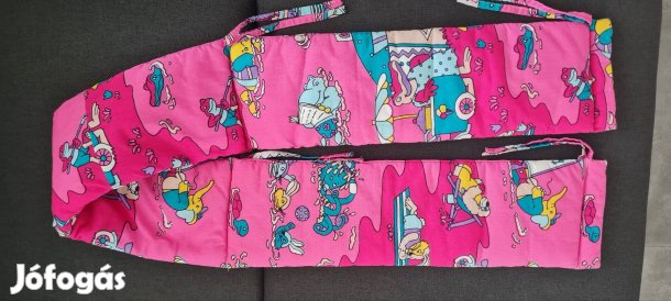 190 cm-es rácsvédő kiságyba szép állapotban