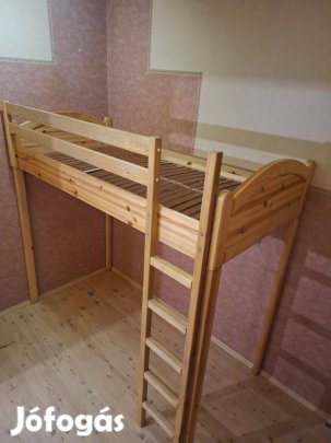 190x90 cm galéria ágy eladó