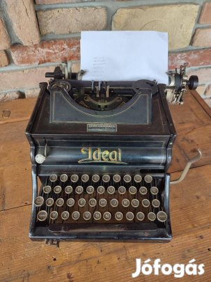 1911 Ideal Typewriter A4 sn 86931 antik Qwertz írógép