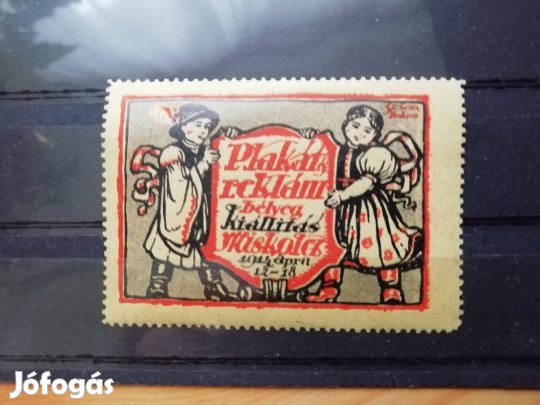 1914-es eredeti emlékbélyeg Bélyeg és plakát kiállítás Miskolc