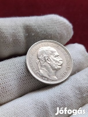 1915 ezüst 1 korona 