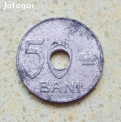 1921 Románia 50 Bani Ritka Érme