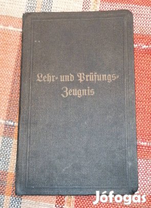 1933 Német bizonyítvány