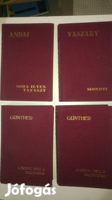 1935-ös könyvnapi kiadások,Günther, Andai, Vaszary, aranyozott kiadói