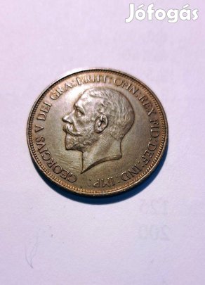 1936 V. György penny gyűjtői angol érme, Britannia