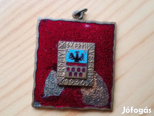 1936-os Erdélyi Szípmíves Céh medálja eredeti ritka db