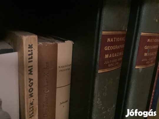 1936-os National Geographic egész évfolyam könyvbe kötve