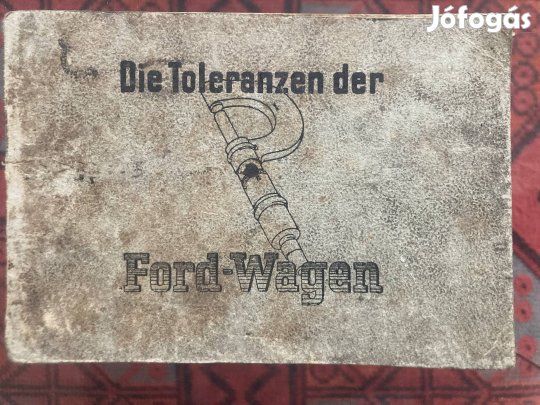 1943-as Ford szerviz füzet - ritkaság