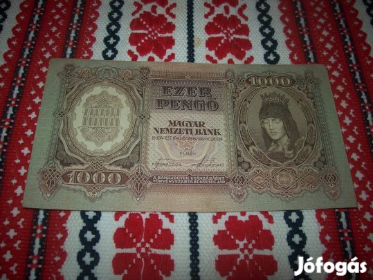 1943 évjáratú Ezer Pengö Ritka