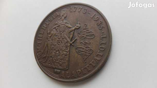 1945-1985 jubileumi BÁV 40 éves bronz emlékérem