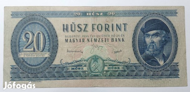 1949 Rákosi címeres 20 Forint!Vf.
