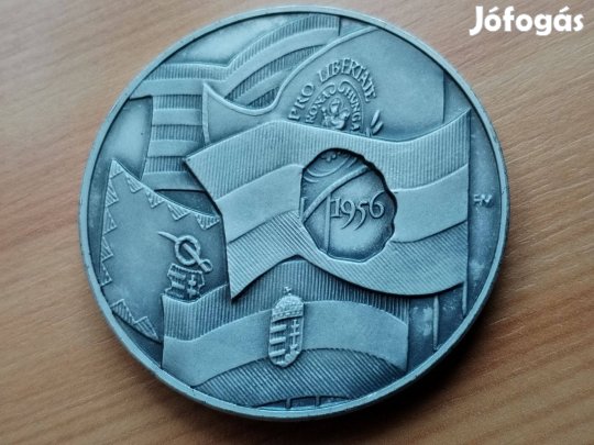 1956-os szabadságharc Ezüstpatinázott emlékérem ritka db