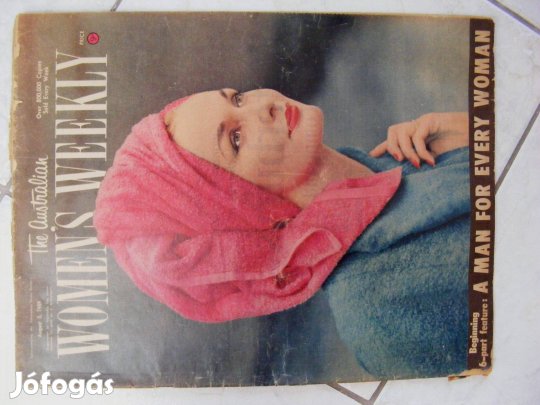 1959 old rare newspaper ,ritka újság: Womens Weekle the Australian
