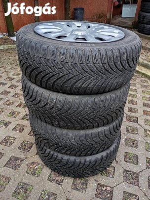 195/50R15 Semperit újszerű téli gumik 4x108 Ford acélfelnin szerelve e