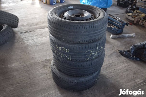 195/55*16 méretű nyári kerékgarnitúra Nissan és Renault autókra eladó