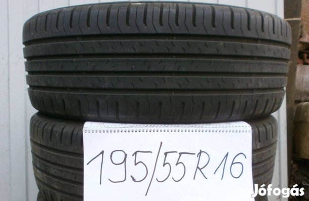 195/55 R16 Continental nyárigumi 4 db