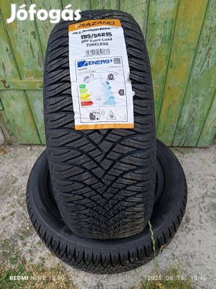 195/55 r15 Új 2db Trazano 4évszakos gumi eladó