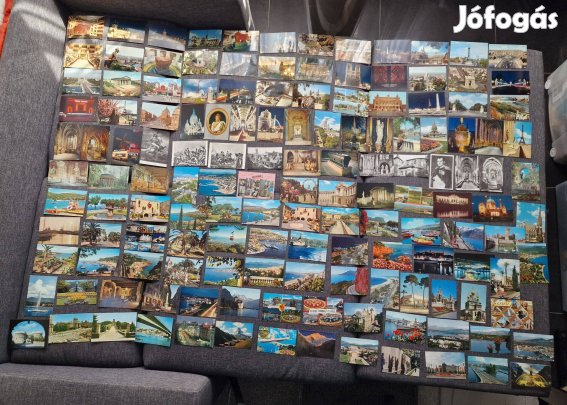 1960-70 közötti 320 db postatiszta képeslap eladó