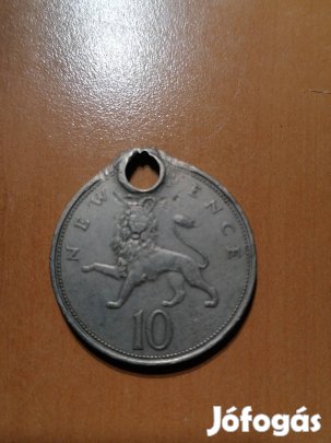 1968 10 pence medál