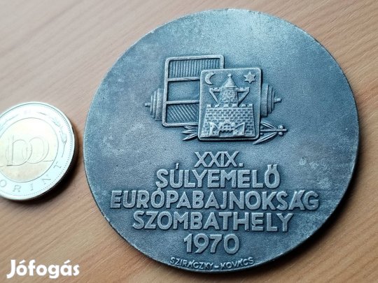 1970 Szombathely XXIX. Súlyemelő Europa Bajnokság jelzet db
