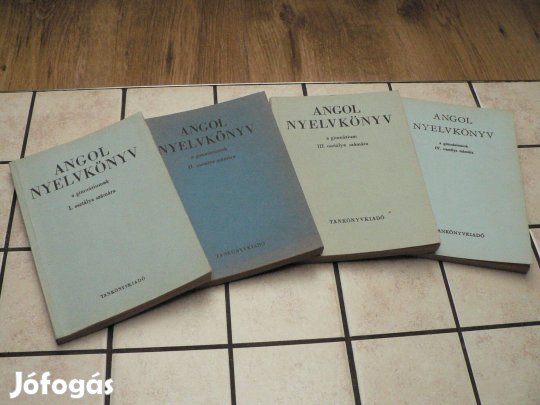 1970-es évekbeli Gimnáziumi angol nyelvkönyvsorozat I-IV