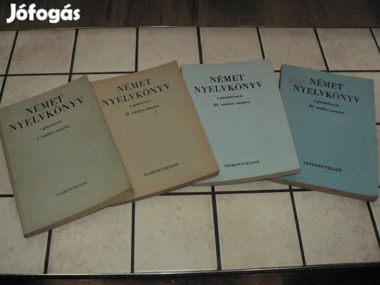 1970-es évekbeli Gimnáziumi német nyelvkönyvsorozat I-IV