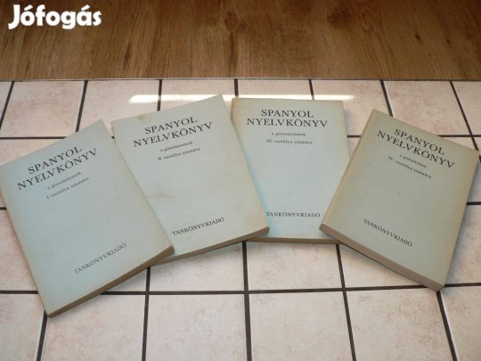 1970-es évekbeli Gimnáziumi spanyol nyelvkönyvsorozat I-IV