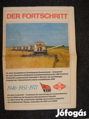1971 der fortschritt Zeitung( DDR)
