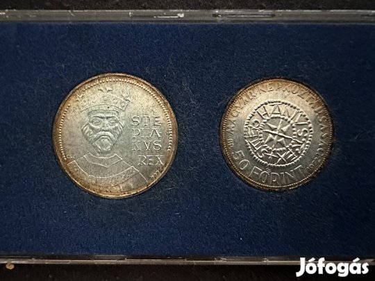 1972 Szent István 50-100 FT Pár BU tokban