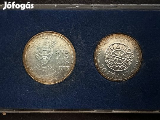 1972 Szent István 50-100 FT Pár BU tokban