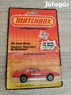 1982 Matchbox Lesney '82 Firebird S/E #12
