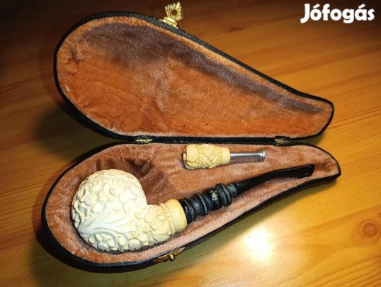 1986 Eyup Sabri #154 Virágos Meerschaum habkő PIPA