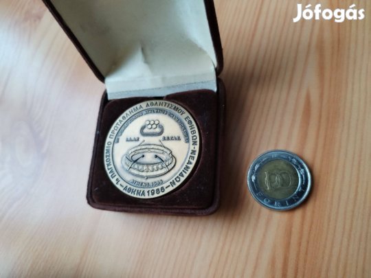 1986-os bronz érem Athéni I.Junior Atlétikai Világbajnokság