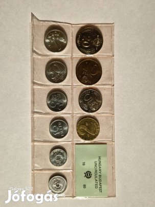 1989 forint bliszeres sor népköztársaság