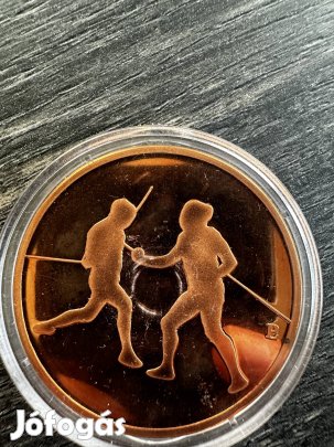 1992 Barcelona Olimpia Bronz Érme - PP vívás 