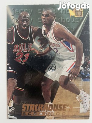 1995-96 Fleer Metal Stackhouse's Scrapbook #S7 Kosaras Kártya Jordan