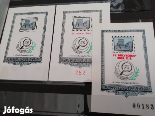 1998-as Bélyegkiállítás Salgótarjáni Bélyegnap emlékív ritka sor