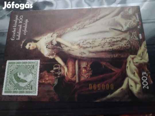 1998-as emlékív Erzsébet Királynő halálának 100 éves évforduló