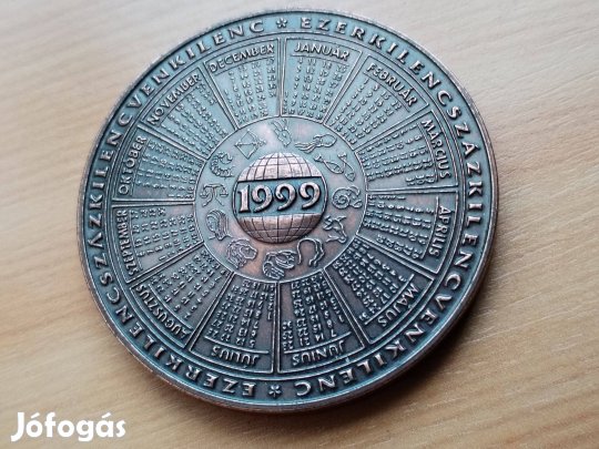 1999-es Naptár bronz érem