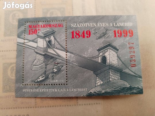 1999-es szép db Lánchíd emlékív II
