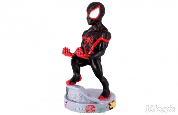 19-21cm Cable Guy Miles Morales fekete Pókember / Spider-Man figura