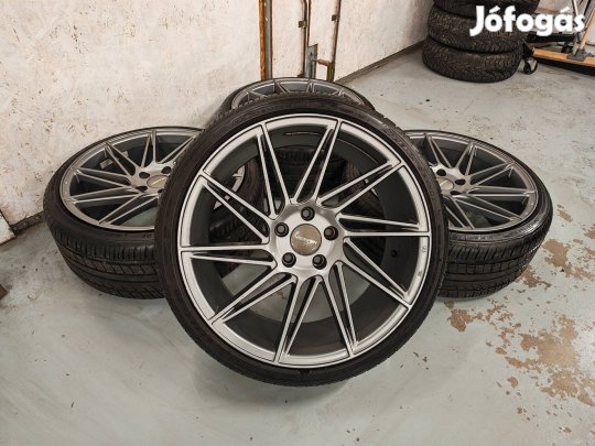 19" 5x112 Veeman VFS26  forgásirányos alufelni szett új nyárigumikkal!