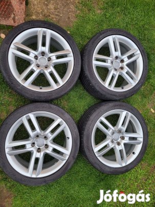 19" Gyári Audi alufelni szett 2022-es Continental gumikkal