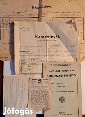 19. századi egyházi anyakönyvi iratok egyben