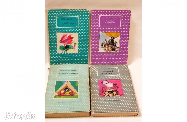 19 db. Pöttyös, Csíkos könyvcsomag