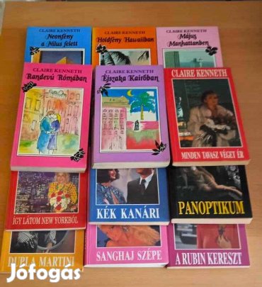 19 db.-os könyvcsomag Claire Kenneth
