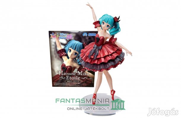 19cm Anime figura Vocaloid Hatsune Miku PVC szobor balerina